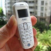 Мини мобильный телефон - Bluetooth гарнитура AIEK A8